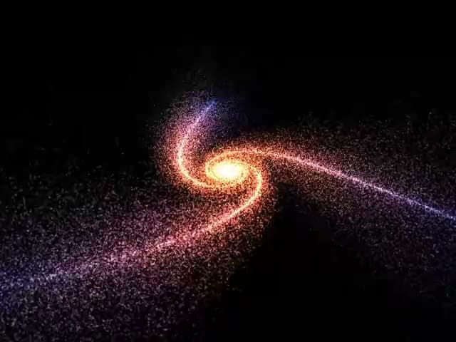 A frame from Animated galaxy