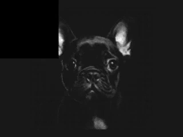 A frame from Cursor particles