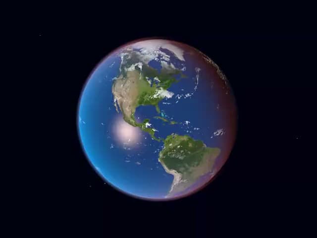 A frame from Earth